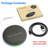 Wireless Charger For iPhone Samsung Phone